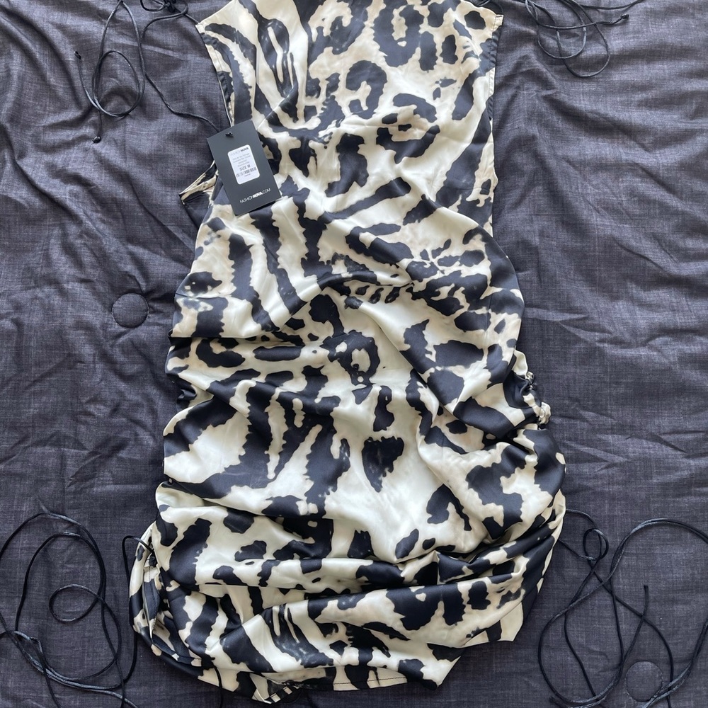 Leopard slip dress